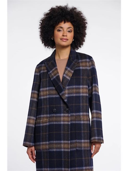cappotto adria RINO & PELLE | ADRIA.7002611CHECK BLU NAVY